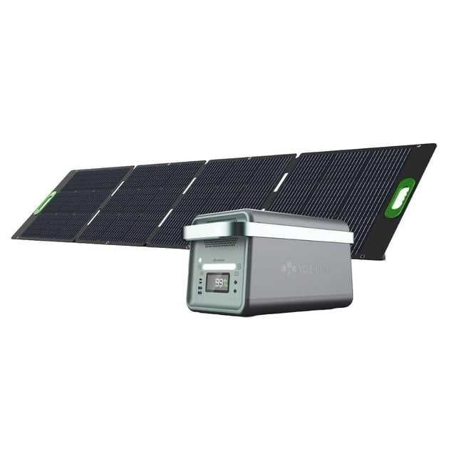 Solid State Solar Panel Yoshino B2000 SST 2000W Portable Solid State Solar Generator for ...