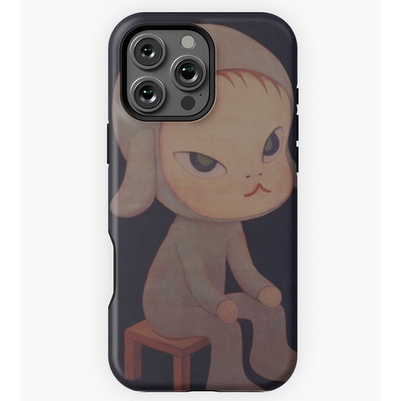 Yoshitomo Nara Inspired GA019 Phone Case for iPhone 11 to 17 Pro Max