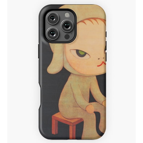 Yoshitomo Nara Pop Art GA343 Phone Case for iPhone 11 to 17 Pro Max