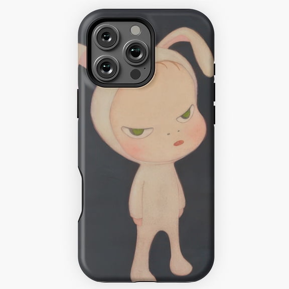 Yoshitomo Nara Style Art Phone Case for iPhone 16 15 14 13 12 11 Pro Max M890061