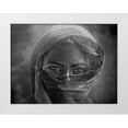 thumbnail image 1 of Yosifov, Svetlin 14x12 White Modern Wood Framed Museum Art Print Titled - Tribal Girl, 1 of 4