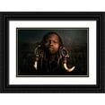 thumbnail image 1 of Yosifov, Svetlin 18x13 Black Ornate Wood Framed with Double Matting Museum Art Print Titled - Child Mursi 4, 1 of 4
