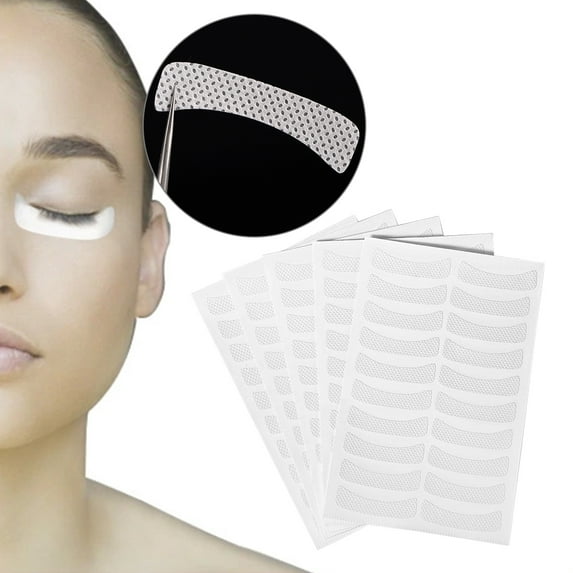 Yosoo 100Pcs Makeup Eye Sticker Soft Non-woven Eyelash Extension Tinting Tape False Eyelash Pad, Under Eye Pad, Eyelash Extension Sticker