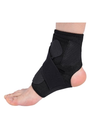 Adjustable Breathable Ankle Support Brace Foot Sprain Injury Pain Wrap Strap Protector Black, Ankle Support, Ankle Wrap