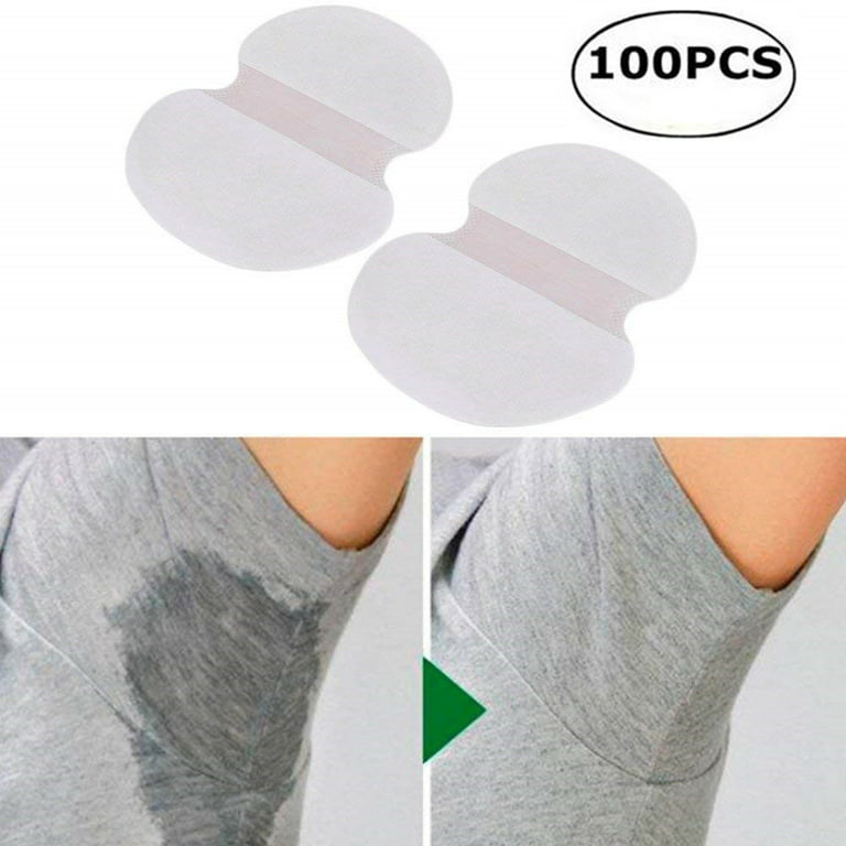 Yosoo Armpit Sweat Pads, 100 pcs/ 50Pair Organic Pads Sweat Shield, Armpits  Antiperspirant for Men Women, No Perfume Spirits