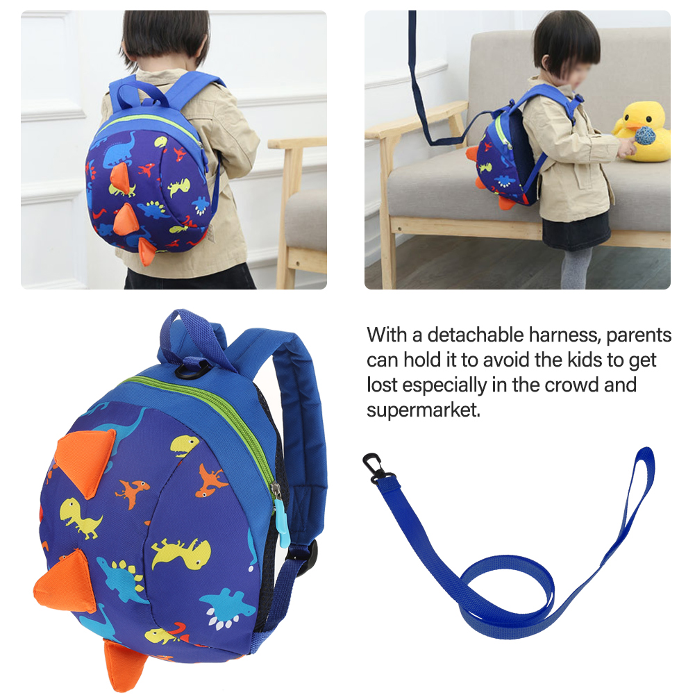 Yosoo Baby Safety Harness Backpack Toddler Backpacks Children Schoolbag Nursery Baby Leash Dinosaur Backpacks Child Safety Harnesses for Kids - image 1 of 7