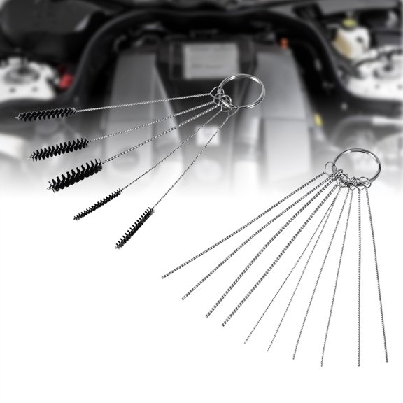 Yosoo Carburetor Cleaner Cleaning Brushes Kit Cleaning Needle Brushes For Car Motor Motorcycle