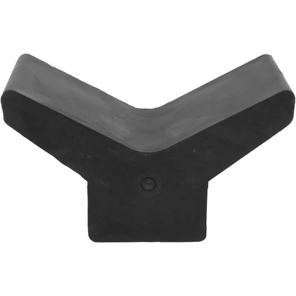 Yosoo Marine V Bow Stop,Boat Trailer V Bow Stop Black Rubber Bow Stop Replacement for Ski Boat Fishing Boat Sailboat Trailer