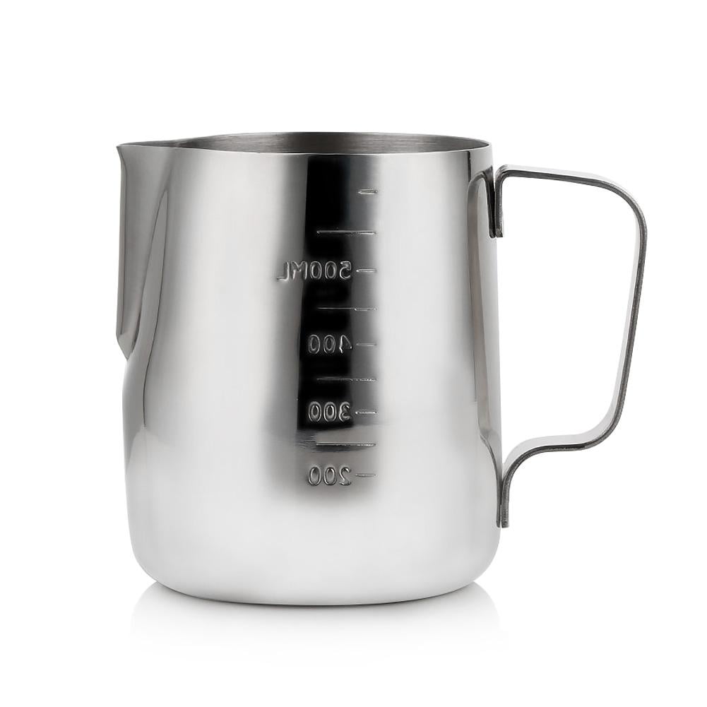 Yosoo Milk Frothing Pitcher 18oz (550 ml) Thickness Stainless Steel