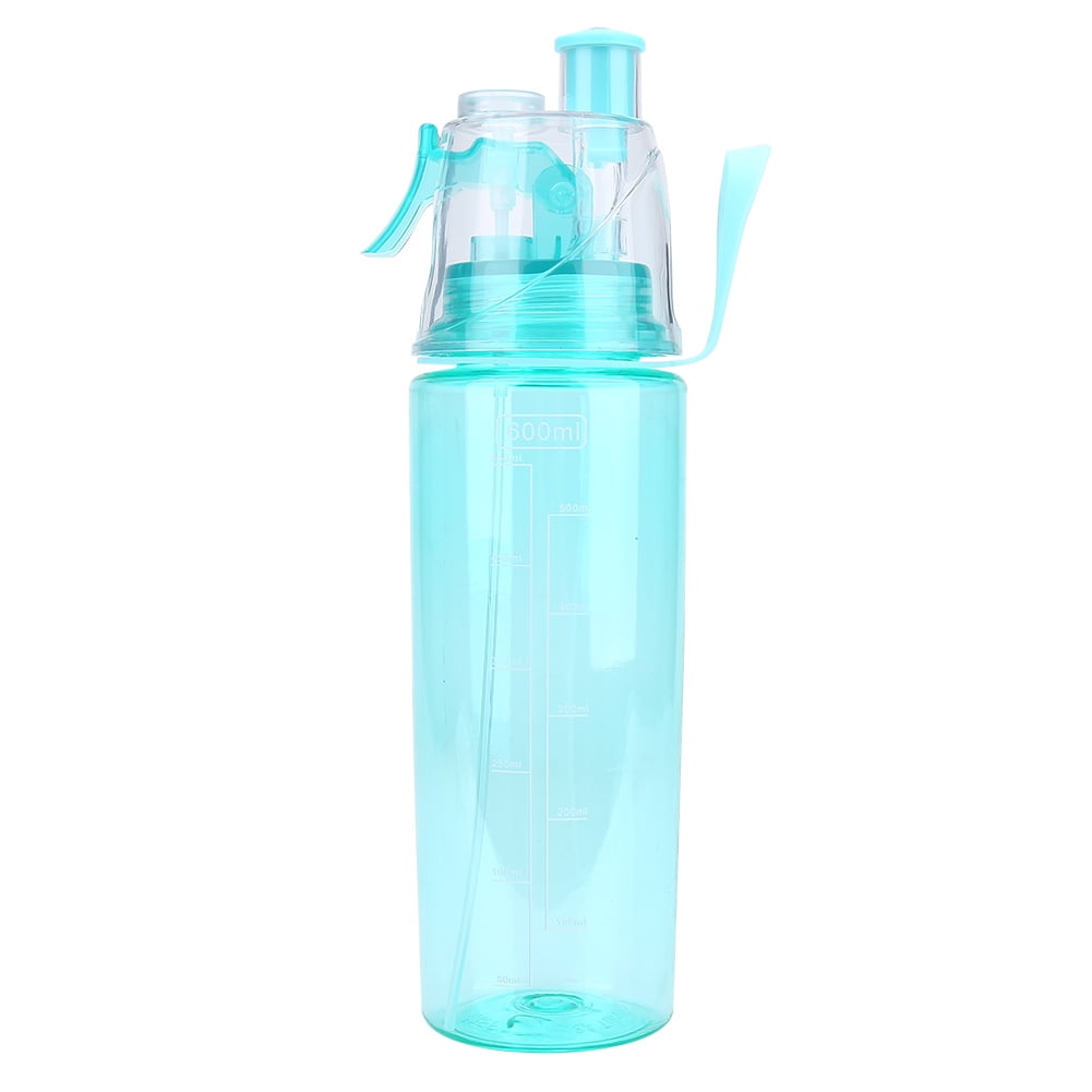 Vbestlife Mist Spray Water Bottle 600ml Portable Sport Water Bottle Anti  Leak Drinking Cup with Mist Hydration (Black)