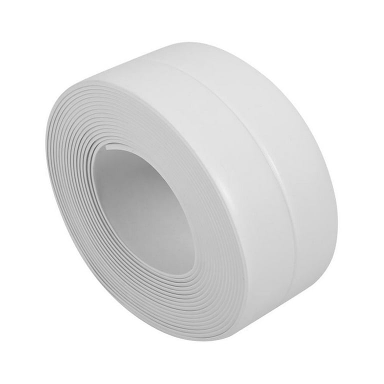 Yosoo PVC Waterproof Sealing Tapes,Self Adhesive Waterproof Sealing Tape  Edge Protector for Kitchen Countertop,Sink,Bathturb,Toilet,Gas Stove and  Wall Coner 
