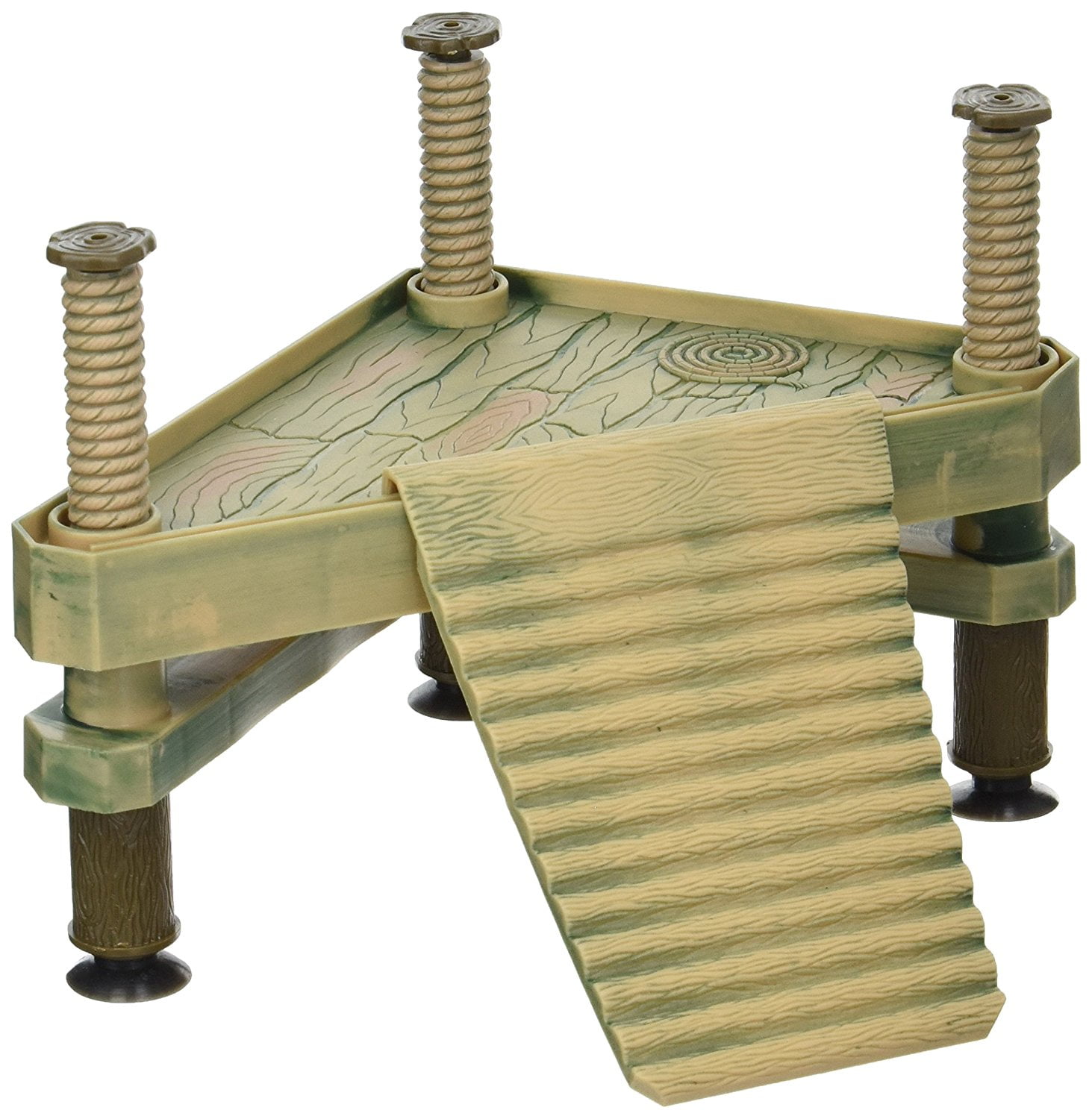 Yosoo Reptiles Floating Platform, Turtle Pier with Ramp Ladder