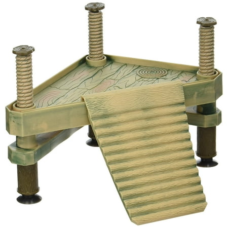 Yosoo Reptiles Floating Platform, Turtle Pier with Ramp Ladder