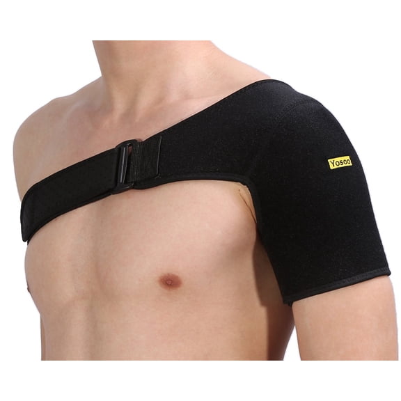 Yosoo Shoulder Brace Breathable Neoprene Shoulder Support for Rotator Cuff Dislocated AC Joint, Shoulder Pain, Sprain, Soreness, Bursitis, Tendinitis, Compression Wrap Sleeve