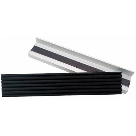 Yost 38003 MR-380 Magnetic Aluminum Jaw Cap with Rubber Surface, 8"