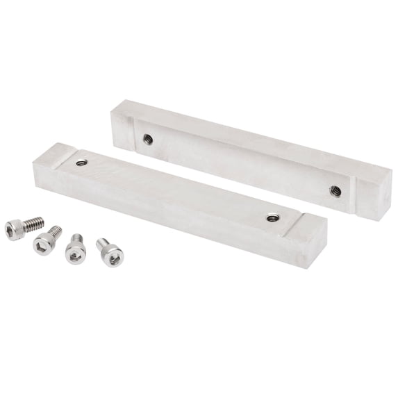 Yost YSJ-28 Smooth 304SS Steel Jaws For Bench Vise Model SSV-0610