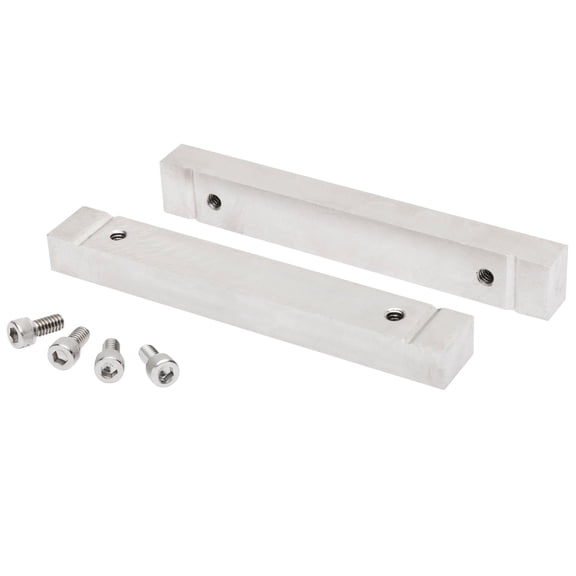 Yost YSJ-28 Smooth 304SS Steel Jaws For Bench Vise Model SSV-0610
