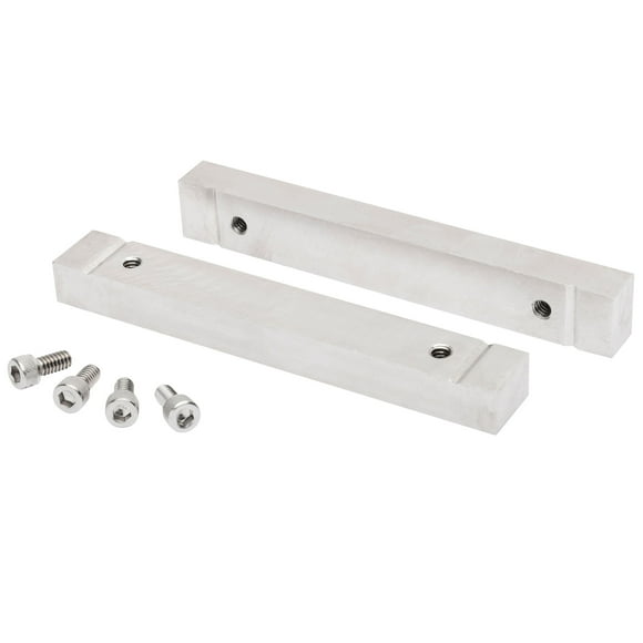 Yost YSJ-28 Smooth 304SS Steel Jaws For Bench Vise Model SSV-0610