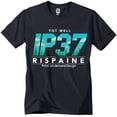thumbnail image 1 of Yot Well IP37 Teal Number T-Shirt with Forest & Clouds Rispaine Print on Dem, 1 of 5