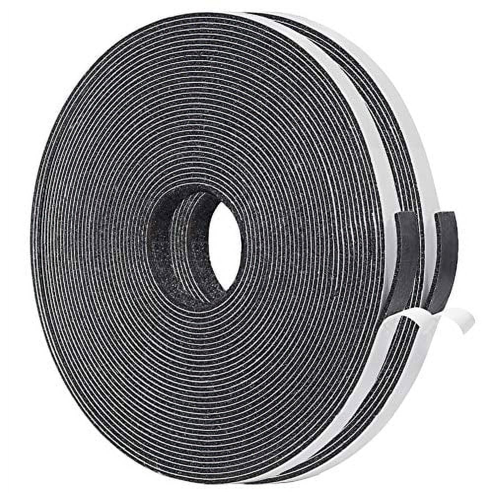 Yotache Thin Weather Stripping 2 Strips Total 65 Feet Long 1/16 Inch