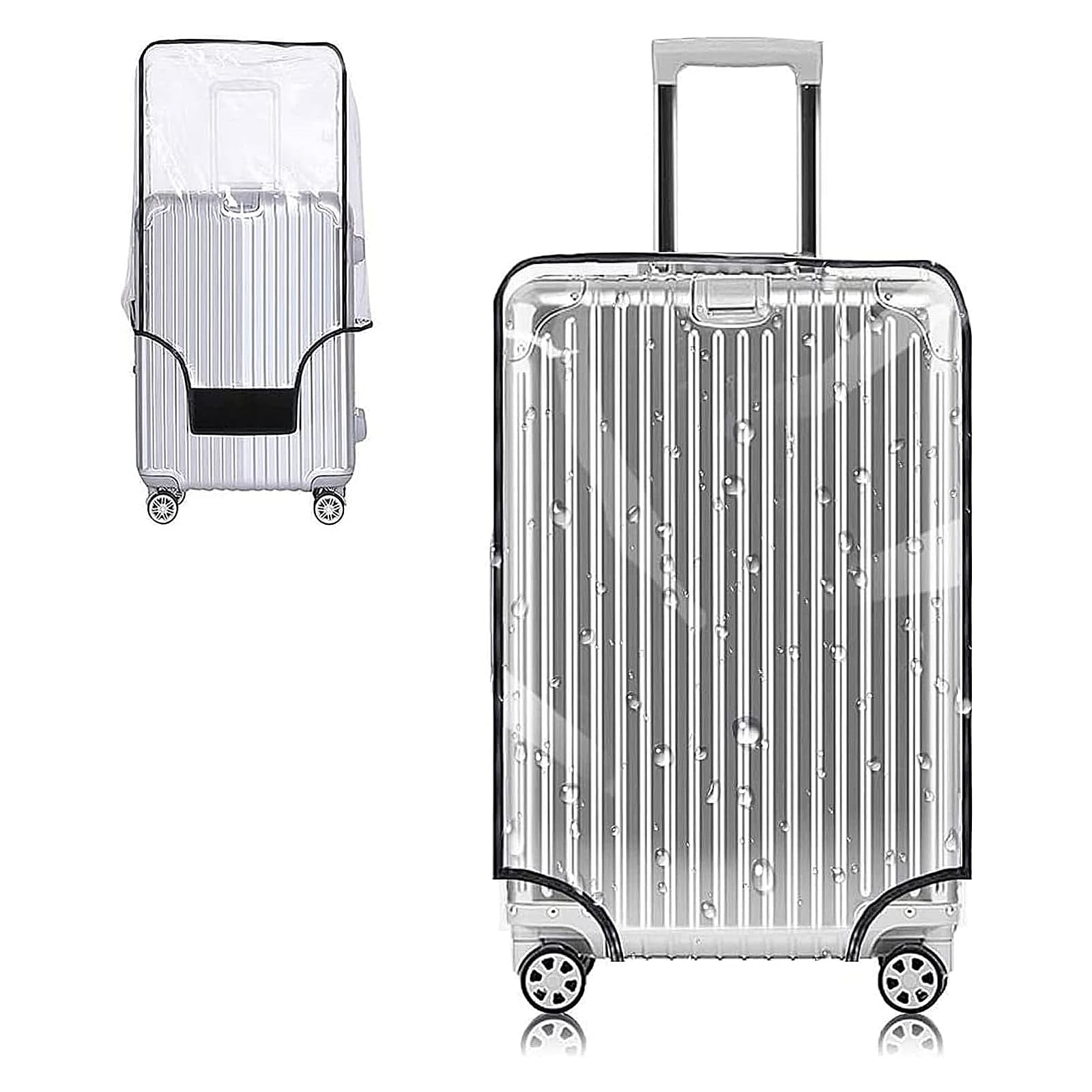 luggage cover rimowa luggage transparent Yotako Clear PVC Suitcase Cover Protectors 30 Inch Luggage Cover