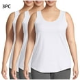 thumbnail image 1 of Yotami 3-Pack Oversized Tank Top for Women Summer Plus Size Top for Travel Solid Color Round Neck Trendy Athletic Tops, 1 of 4