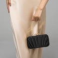 thumbnail image 1 of Yotami Clutch Purses for Women Evening/Wedding Chic Woven Bag Formal Purse Designer Handbags Gifts for Mother Black, 1 of 4