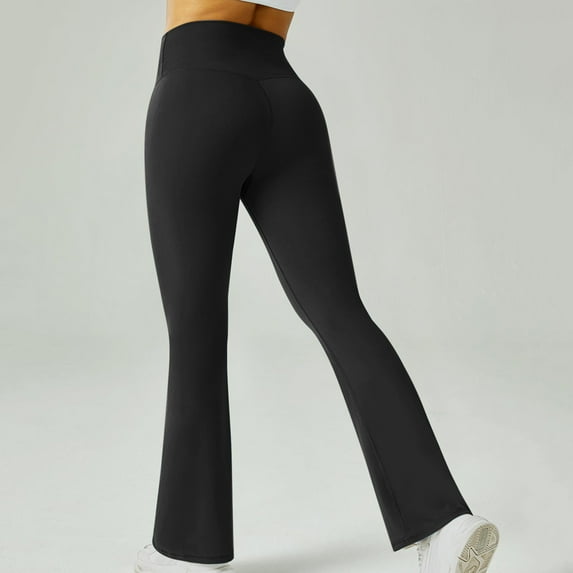 Yotami Flare Leg Yoga Pants for Women Tummy Control High Waisted Workout Leggings for Running Pant