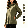thumbnail image 1 of Yotami Hooded Sweatshirts Women with Thumb Hole, Full Zip Casual Athletic Hoodies Jacket, Long Sleeve Lightweight Oversized Outerwear Coat with Zipper Side Pockets for Outdoor Travel Daily Wear, 1 of 5