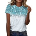thumbnail image 1 of Yotami Plus Size Graphic T-Shirt for Women Short Sleeve Summer T-Shirt for Vacation Breathable Tees, 1 of 1