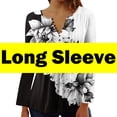 thumbnail image 1 of Yotami Plus Size Top and Blouses for Women Dressy Casual Floral Shirt, Button V-Neck Long Sleeve Ruffled Fall Fashion Tops Sizes S-5XL, 1 of 5