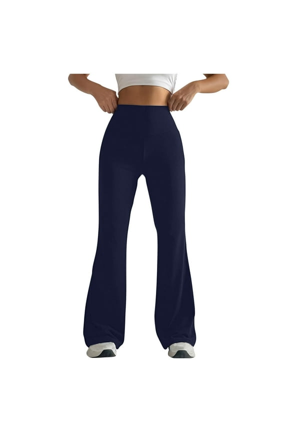 Running Yoga Pants for Women High Waisted Tummy Control Flare Leggings for Loungewear Butt Lifting Pant