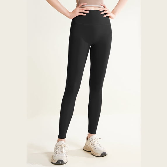 Yotami Women's Plus Size Yoga Pants Butt Lifting Tummy Control Workout Leggings for Gym High Waisted Split Pant