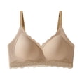 thumbnail image 1 of Yotami Womens Lounge Bras Casual Support Bra for Outdoor Push Up Seamless Wireless Bra, 40A, Beige, 1 of 3