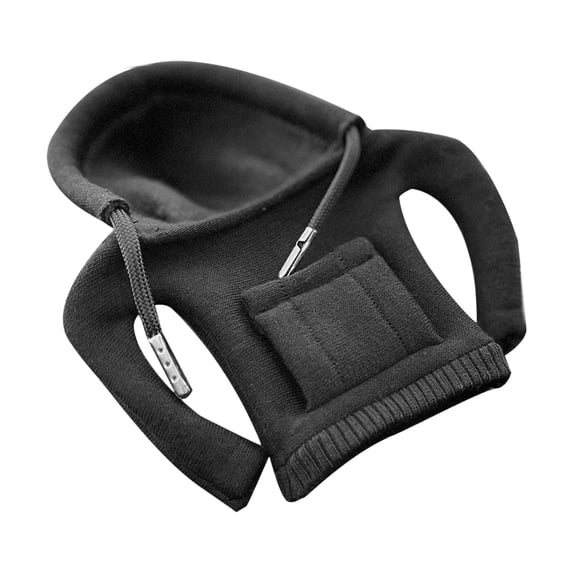 Yotijar Gear Lever Knob Cover Funny Sweater Hoodie Car Protector Anti Slip Knob Black