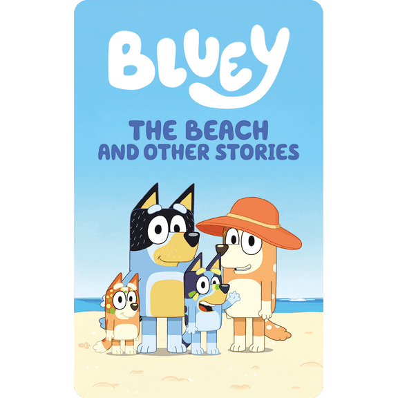 Yoto Bluey: The Beach and Other Stories Kids Audio Card for Use with Player & Mini All-in-1 Audio Device, Screen-Free Listening with Fun Stories for Playtime Bedtime & Travel, 3+