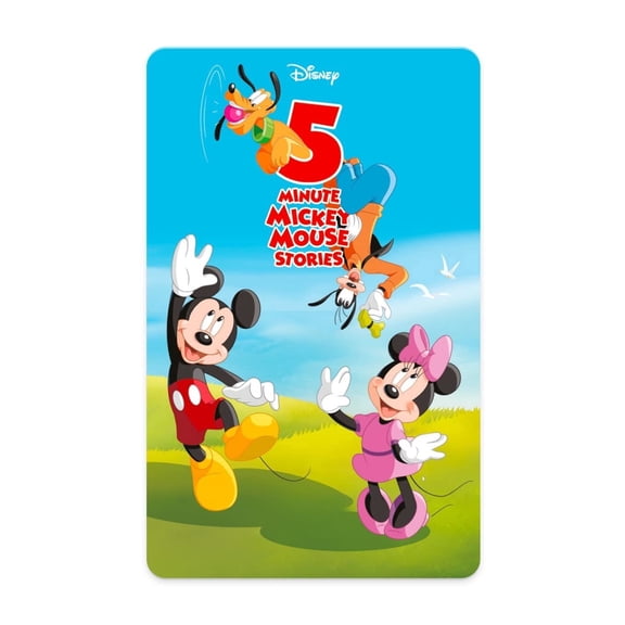 Yoto Disney 5 Minute Mickey Mouse Stories Kids Audio Card for Use with Player & Mini All-in-1 Audio Device, Educational Screen-Free Listening with Fun Playtime, Bedtime, Travel Stories, Ages 3+