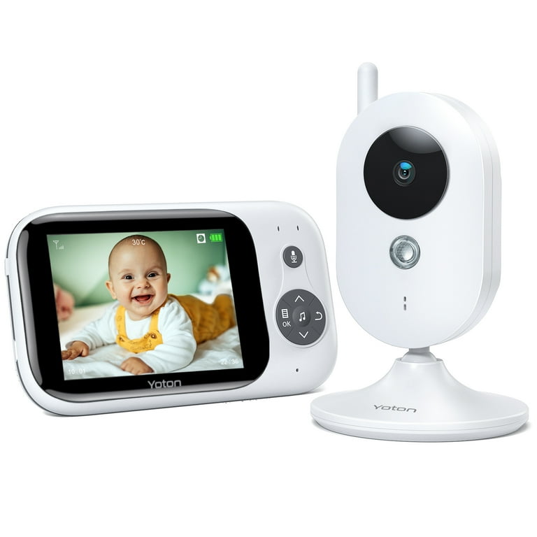 BOIFUN Baby Monitor with Camera and Audio, No WiFi, VOX Mode, Night Vision,  3.2'' HD Screen, Two-Way Audio, Baby Camera 