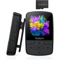 Portable Bluetooth MP3 Player - HiFi Sound, 128GB Expandable, Built-in Speaker & Voice Recorder - Perfect For Sports, Running, And On-the-Go Music