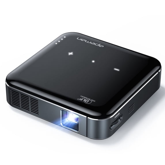 Mini Movie Projector WiFi Bluetooth 1080P Supported, LCD3.0 Compatible with PC/Phone Projector