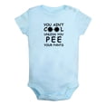 thumbnail image 1 of You Ain't Cool Unless You Pee Your Pants Funny Rompers For Babies, Newborn Baby Unisex Bodysuits, Infant Jumpsuits, Toddler 0-24 Months Kids One-Piece Oufits (Blue, 6-12 Months), 1 of 4