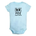 thumbnail image 1 of You Ain't Cool Unless You Pee Your Pants Funny Rompers For Babies, Newborn Baby Unisex Bodysuits, Infant Jumpsuits, Toddler 0-24 Months Kids One-Piece Oufits (Blue, 12-18 Months), 1 of 4