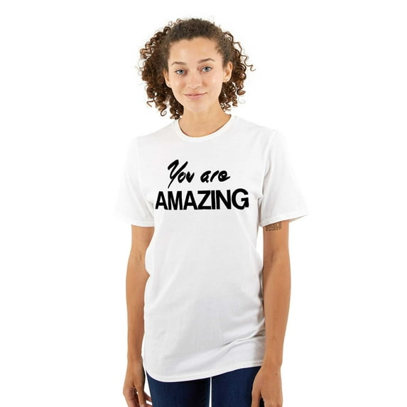 You Amazing Inspiring Motivated Women's Graphic T Shirt Tees Brisco Brands S