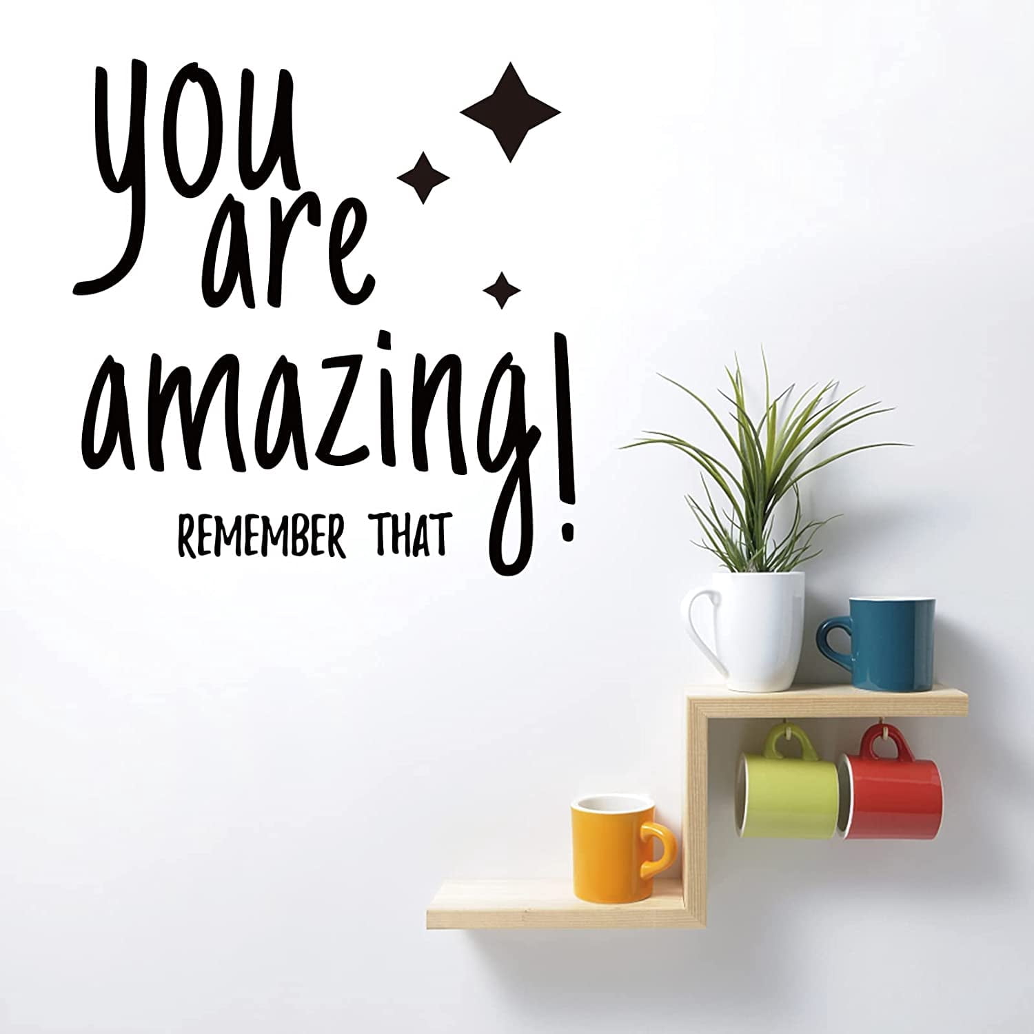 You are Amazing Quotes Wall Stickers Vinyl Inspirational Wall Decals ...