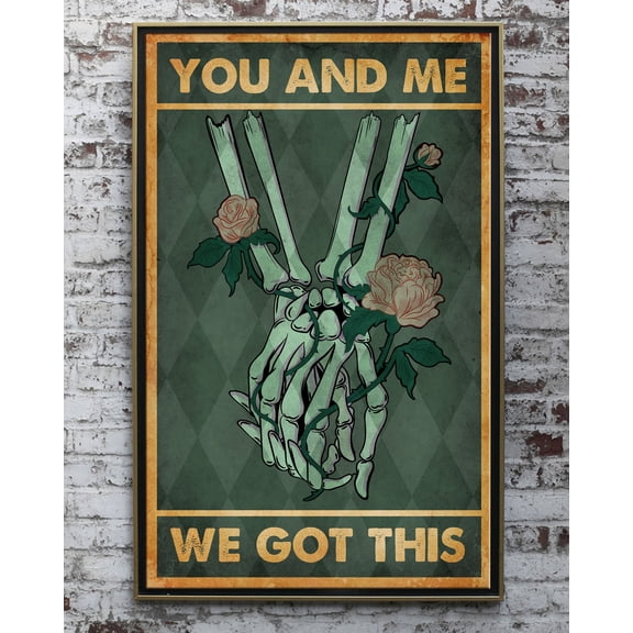 You And Me Vertical Poster Matte Wall Art Decor 11 x 17 Inch Poster