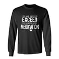 thumbnail image 1 of You Are About To Exceed Sarcastic Humor Novelty Men's Long Sleeve Shirts, 1 of 3