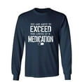 thumbnail image 1 of You Are About To Exceed Sarcastic Humor Novelty Men's Long Sleeve Shirts, 1 of 3