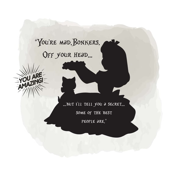 You Are Amazing Watercolor Inspirational Princess Quote Design Wall Art Sticker Designs Vinyl Stickers For Home House Walls Rooms Windows Bedroom Decoration Size (12x12 inch)