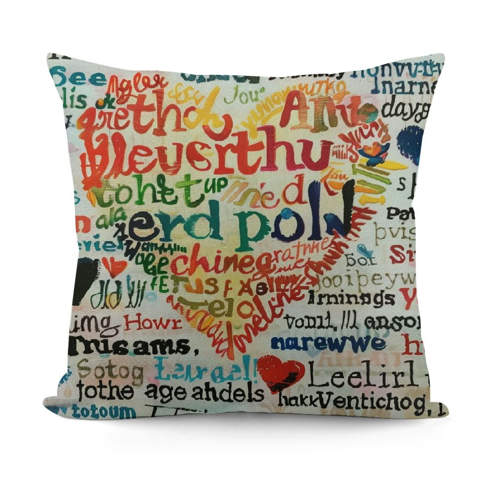 YUESHARE Motivational Quote Linen Throw Pillow Cover - "Yes Girl You Can" 18x18 Inch, Inspirational Gift For Women