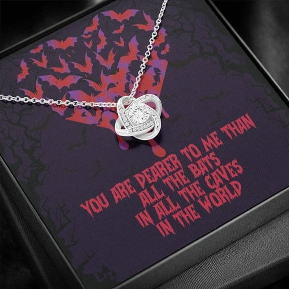 You Are Dearer To Me Necklace, Goth Birthday Message Card, Witchy Gift, Cute Halloween Gift Ideas